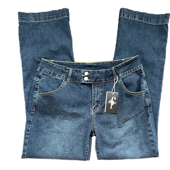 flamingals | Jeans | Flamingals Straight Leg Jeans For Women Mid